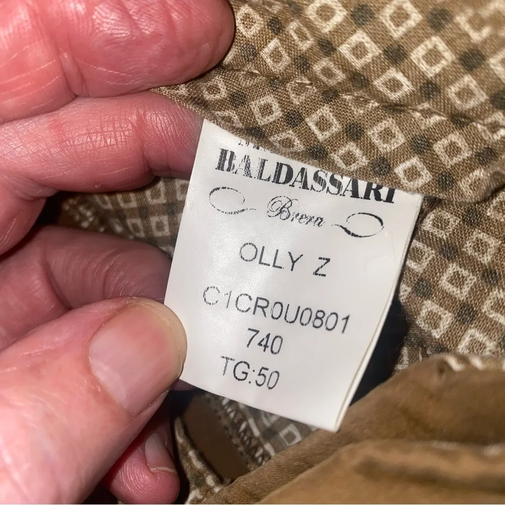 Maurizio Baldassari Cotton Trousers, 34x32